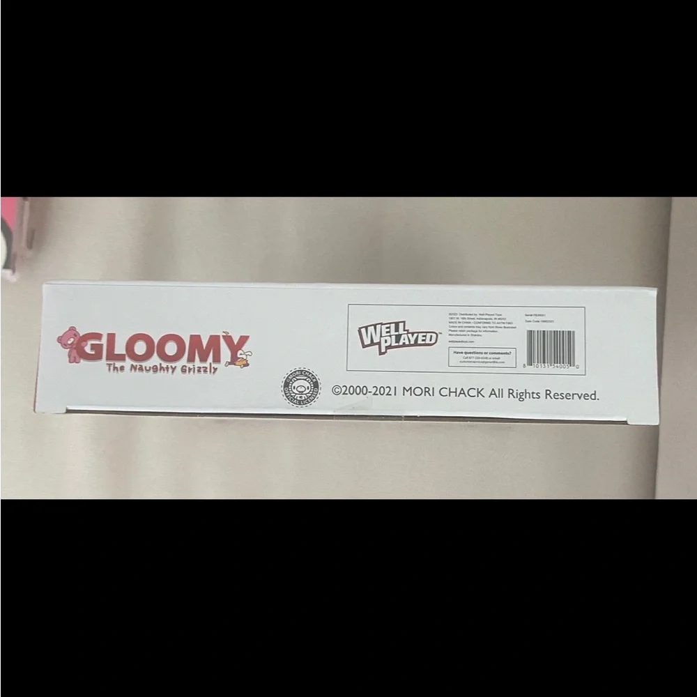 Gloomy Bear the Naughty Grizzly Snap & Switch Block Figure NIB 124 Pieces